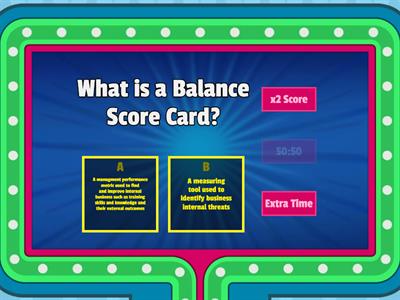 Balance Score Card Grade 11 BS