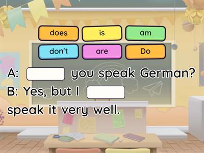 4 - do/does, am/is/are