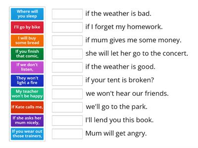 First conditional 