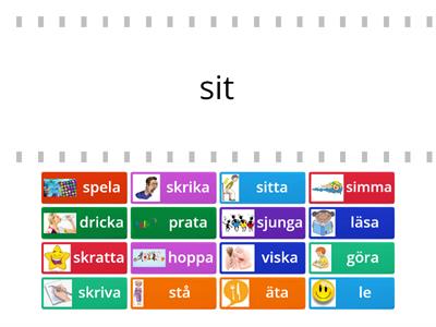 Enkla engelska verb (infinitiv)