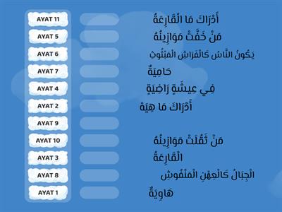 KUIZ SURAH AL-QARIAH TAHUN 4