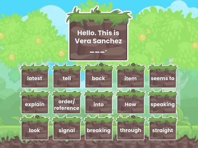 Speaking on the phone B2