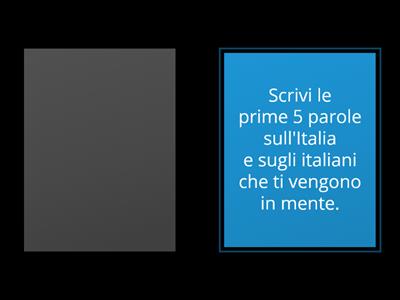 Per me l'Italia è...