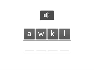 EAL Dolch Spelling: List 7