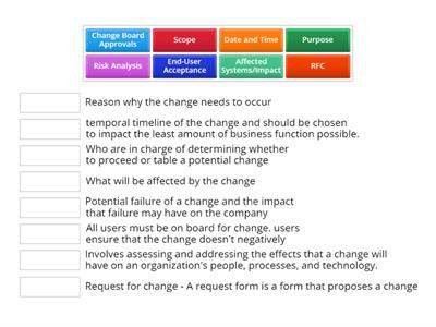 Comptia 1102 - Change Management