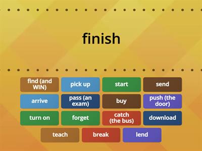 Opposite verbs