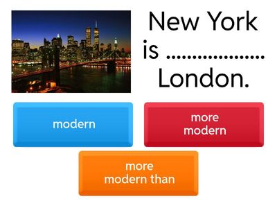 Comparative and Superlative Adjectives