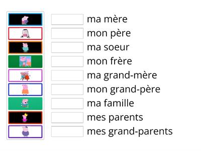 la famille de Peppa Pig