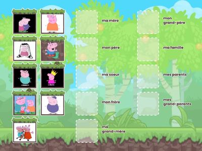 la famille de Peppa Pig