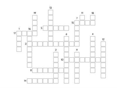CRUCIVERBA VERBI IRREGOLARI PRESENTE