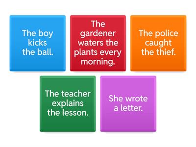 Active to Passive Voice