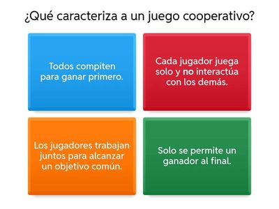 Prueba: de Juegos Cooperativos