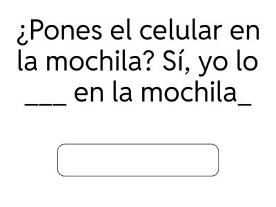 Regular verbs:  irregular yo forms type the answer