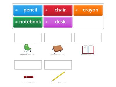 Fam 1 - Unit 1 School things