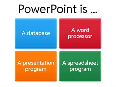  Basic PowerPoint Quiz