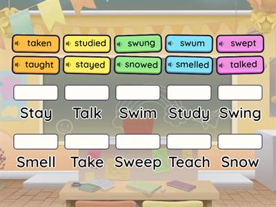 Level 4 verbs (5) participle