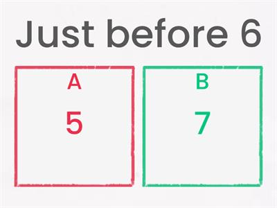 Just Before, Just after.