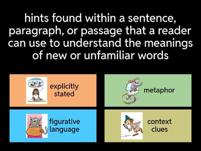 Academic Vocabulary Check: RL.4.1/RL.5.1, RL.4.4/RL.5.4