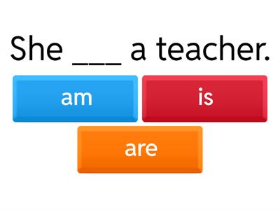 Auxiliary Verbs: Am, Is, Are