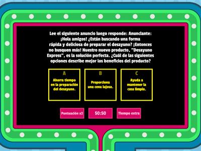 Repasando lo aprendido del anuncio radial. 