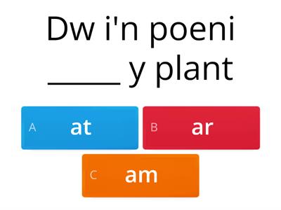 Uned 9, Sylfaen: Arddodiaid