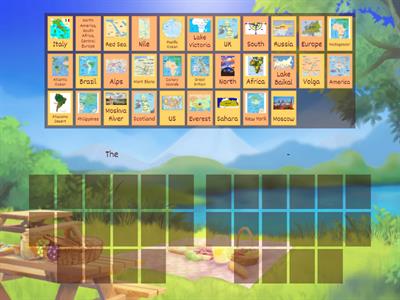  Articles with geographical  names