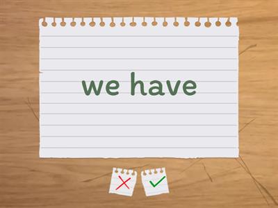 Haben Flashcards (English to German)