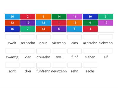 Zahlen 1-20