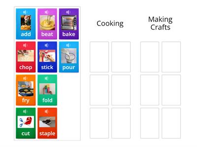 Cooking and Making Crafts