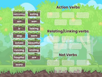 Verbs sort grade 2