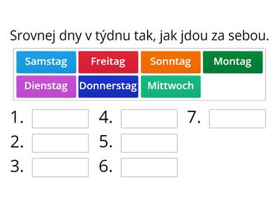 NJ 7 - Dny v týdnu