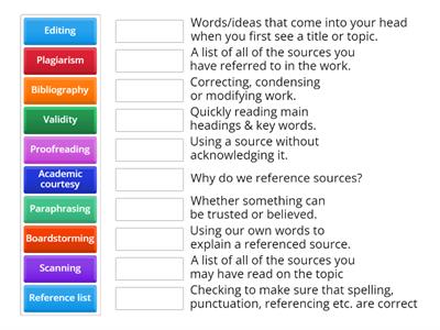 Writing & Referencing