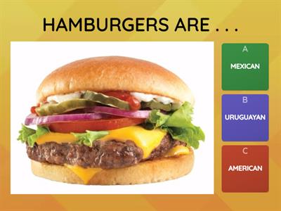 Countries: food and others