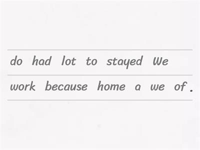 Connectors (because - or - but - and - so)