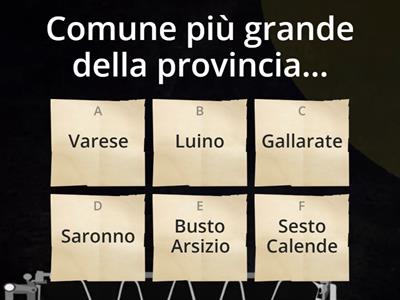 Comuni della Provincia di Varese