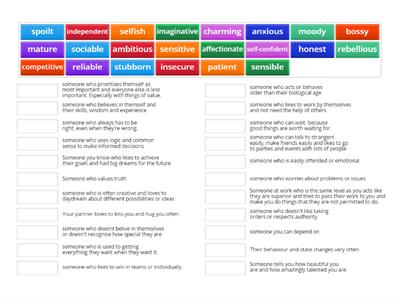 Personality adjectives -  What's the best adjective?