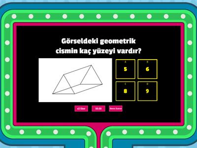 Geometrik Cisimler ve Hacim - 6.Sınıf