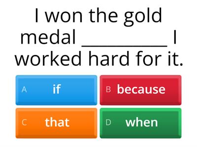 Subordinating Conjunctions