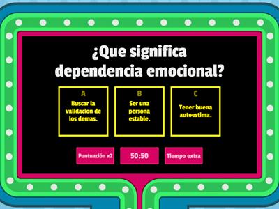 Depedencia emocional en relaciones interpersonales