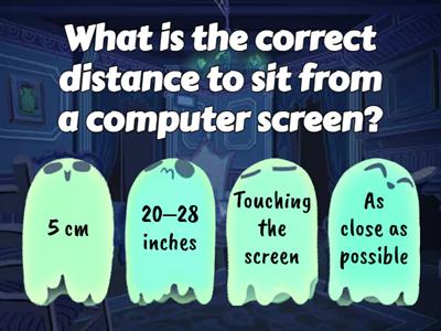 Grade 6 ICT - Correct Posture