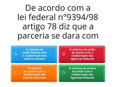 Legislação escolar indígena  