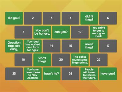  Question Tags - MEMORY