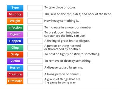 Unit 8 Vocabulary Language Live