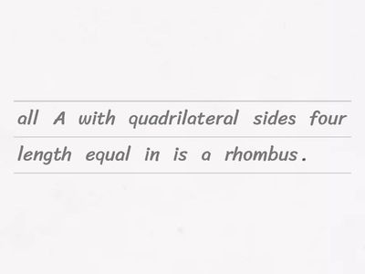 Me7a Math - Rhombus, rectangle, square