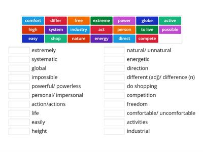 OGE_tests 1_4_word formation