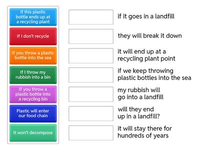 1st conditional (+vocabulary:recycling)