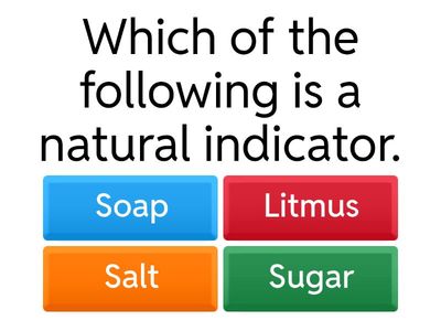  quiz competition on acid , base and salt 