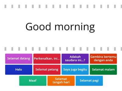 Greetings & Introductions (Bahasa Melayu)