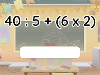 Operaciones combinadas