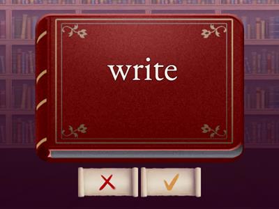 Say the past participle of the verb. 